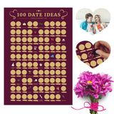 Load image into Gallery viewer, 100 Date Ideas - Scratch Off Poster