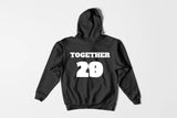 Load image into Gallery viewer, &quot;Together Since&quot; Custom Couple Hoodie