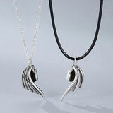 Load image into Gallery viewer, Angel Wings Magnetic Couple Necklaces