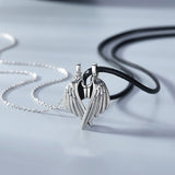 Load image into Gallery viewer, Angel Wings Magnetic Couple Necklaces