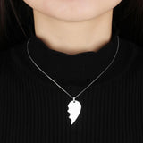 Load image into Gallery viewer, Broken Heart Matching Couple Necklaces Personalized with Names