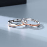 Load image into Gallery viewer, Elegant Matching Promise Rings for Couples