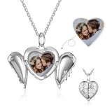 Load image into Gallery viewer, Personalized Photo Necklace - 925 Sterling Silver - Necklace - Silver