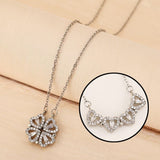 Load image into Gallery viewer, Variety Four-leaf Clover Non-fading Light Luxury Titanium Steel Necklace - Necklace - Silver